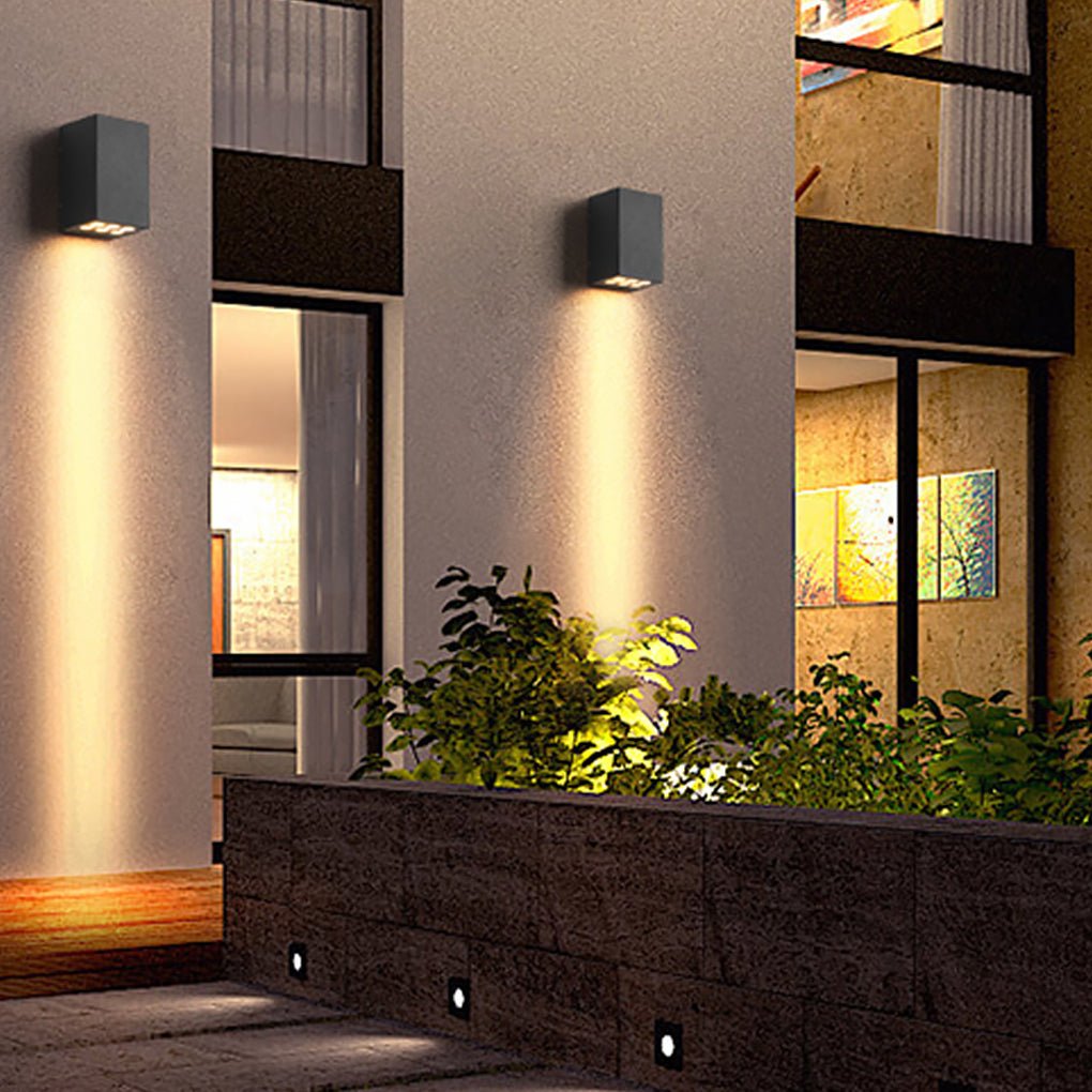 Waterproof LED Outdoor Wall Light with Dual Lighting Options