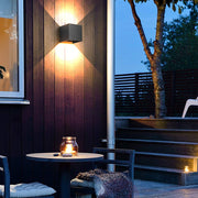 Square Adjustable LED Outdoor Wall Light | Up Down Waterproof