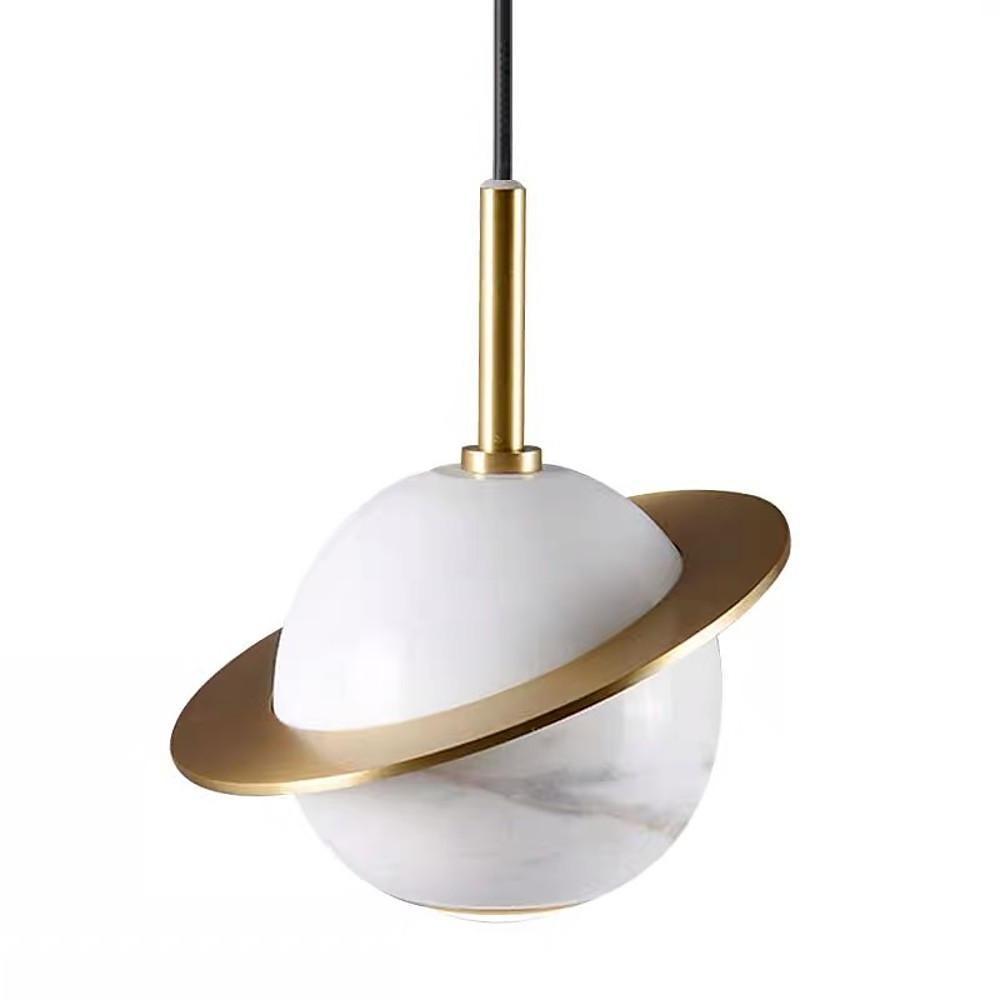 Globe LED Modern Pendant Light Metal Sphere Hanging Lamp
