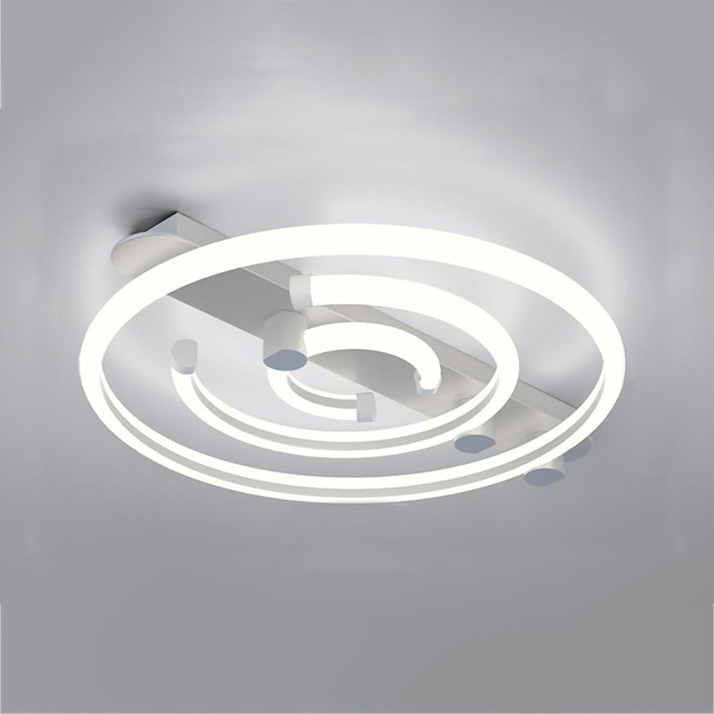 Modern Abstract Circular LED Flush Mount Ceiling Light - 36W