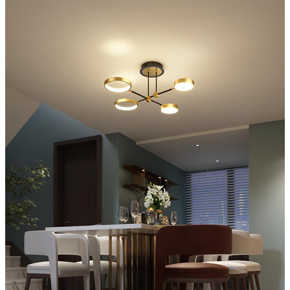 Nordic Circular LED Flush Mount Ceiling Light - Metal & Aluminum