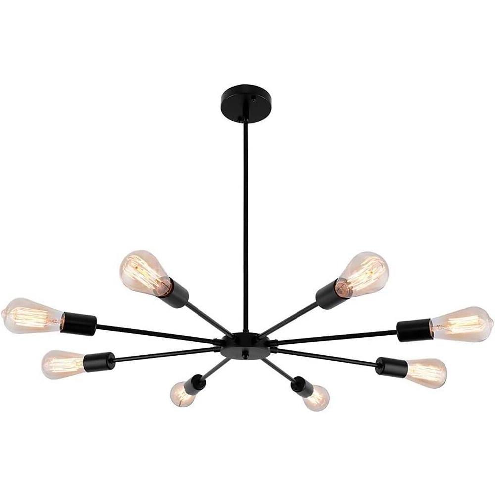 Mid-Century Sputnik Semi-Flush Mount Ceiling Light