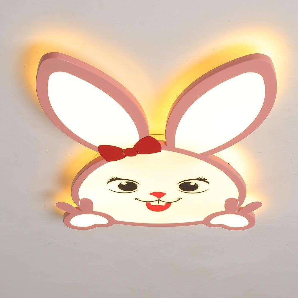 Bunny LED Flush Mount Ceiling Light for Baby Kids Room