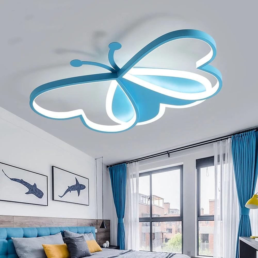 Butterfly Flush Mount LED Ceiling Light Modern Acrylic Metal