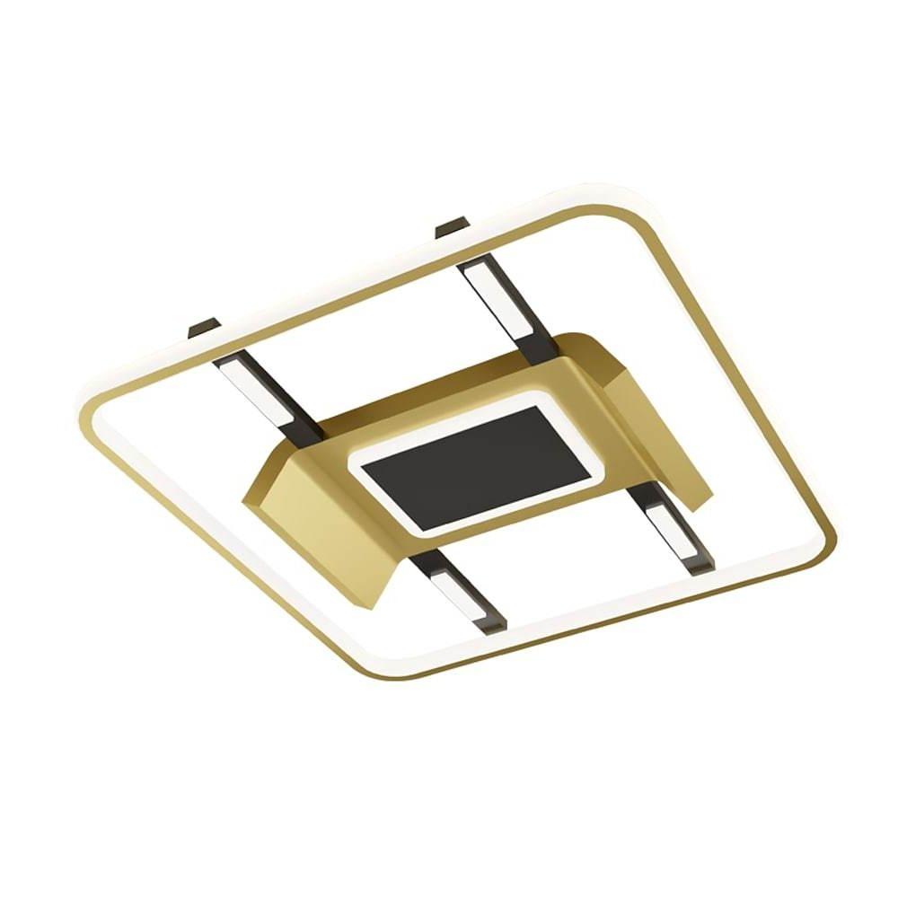 Square Geometric LED Ceiling Light Flush Mount Dimmable Nordic
