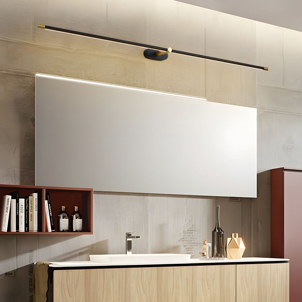 Ultra-Slim Cylindrical LED Bathroom Vanity Light – Modern Indirect