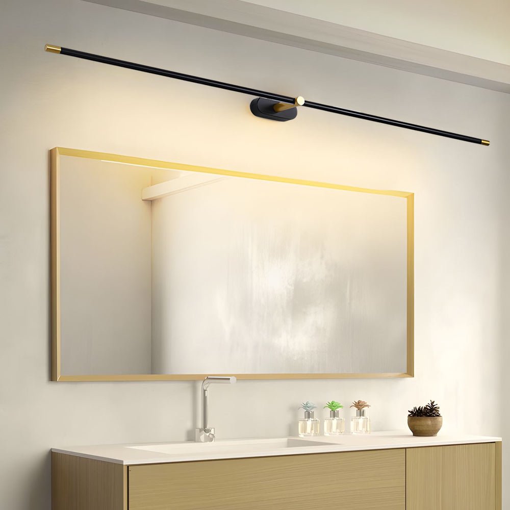 Ultra-Slim Cylindrical LED Bathroom Vanity Light – Modern Indirect
