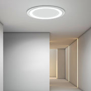 Modern Round Flush Mount LED Ceiling Light with Acrylic Shade
