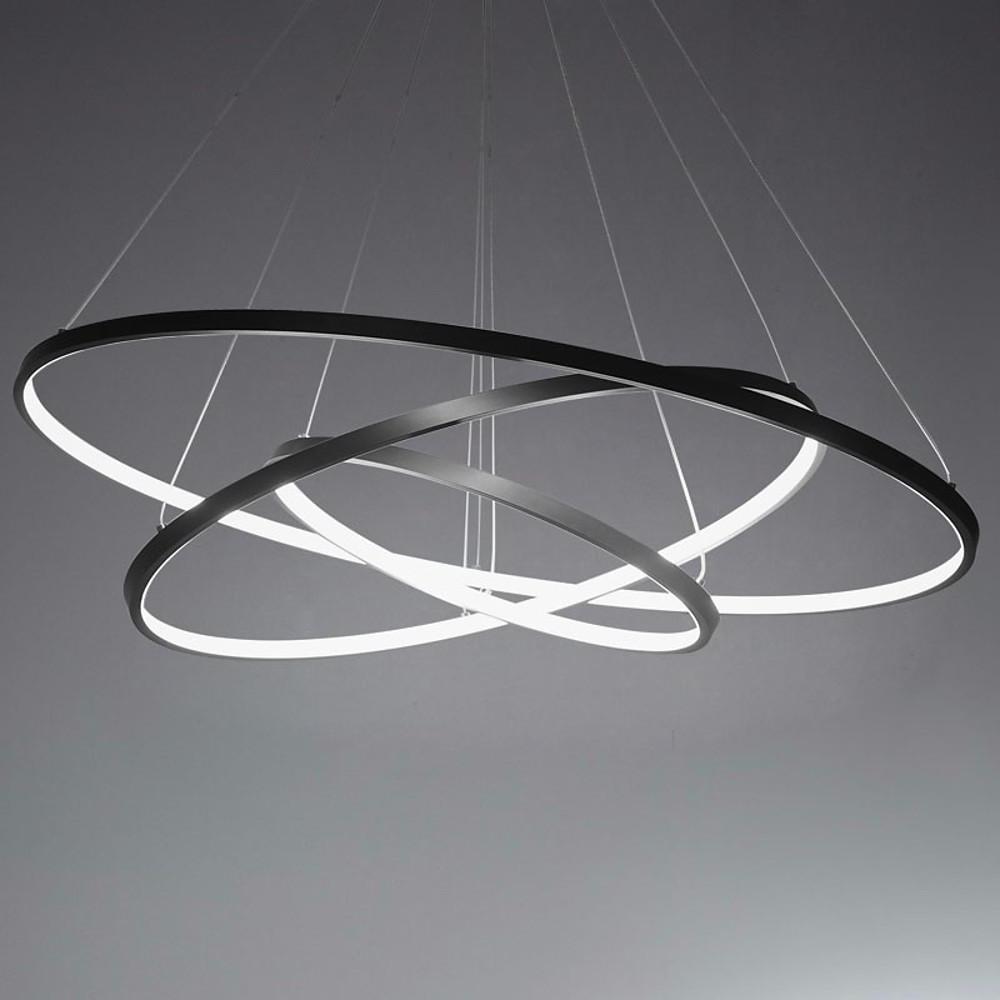 Interweaved Ring Dimmable LED Modern Chandelier Pendant Light