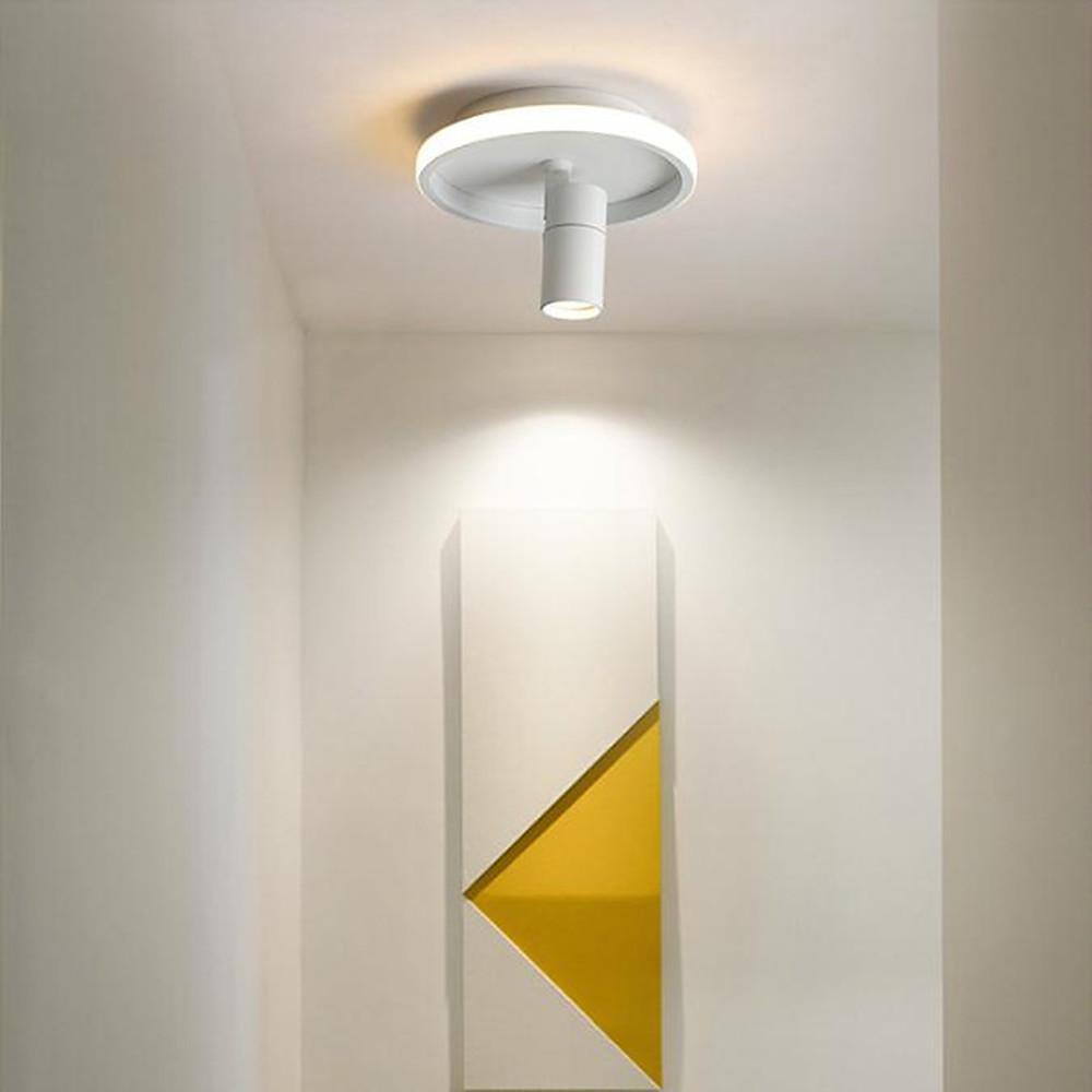 Modern LED Adjustable Spotlight Ceiling Light - Metal Flush Mount