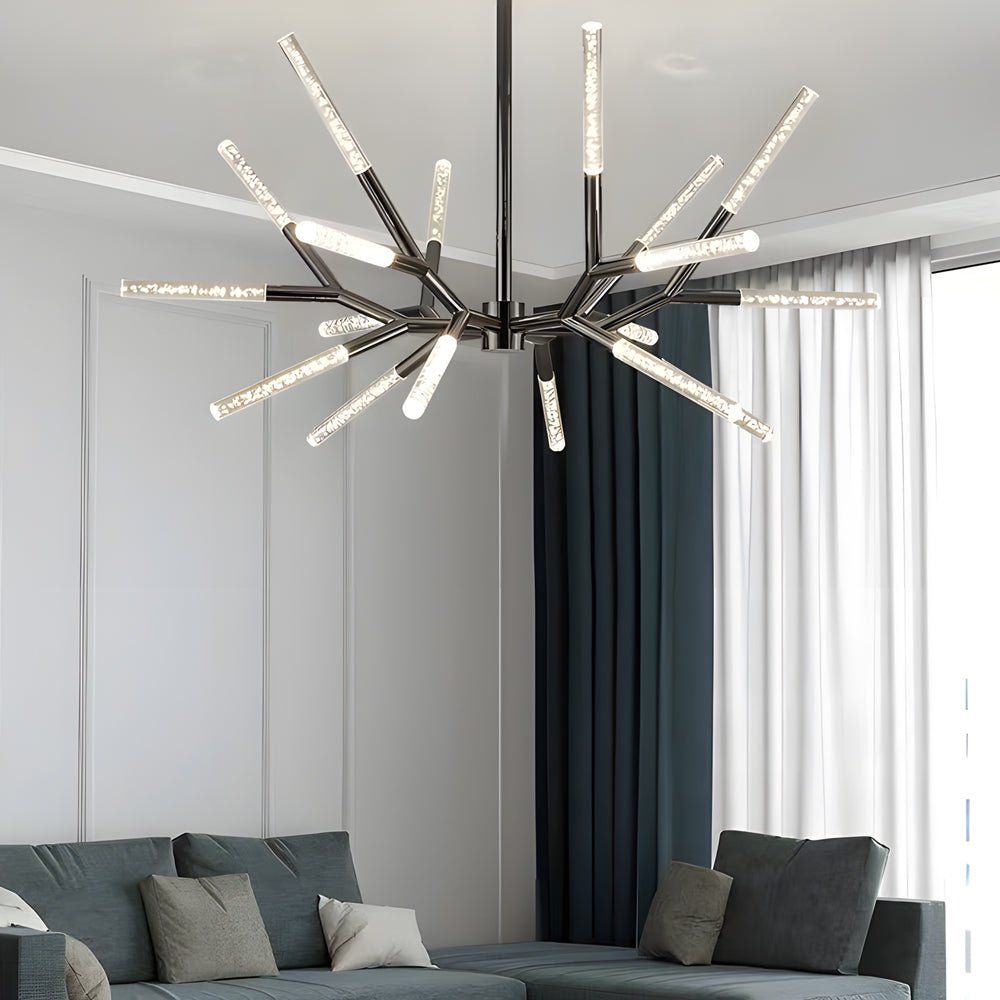 Modern Acrylic Branch Chandelier with LED Lights
