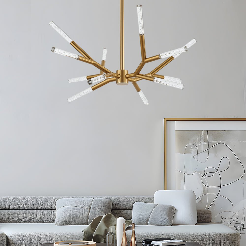 Modern Acrylic Branch Chandelier with LED Lights