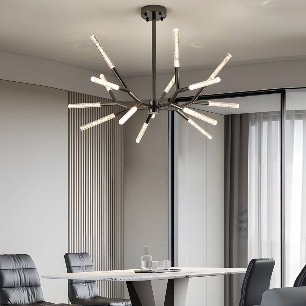 Modern Acrylic Branch Chandelier with LED Lights