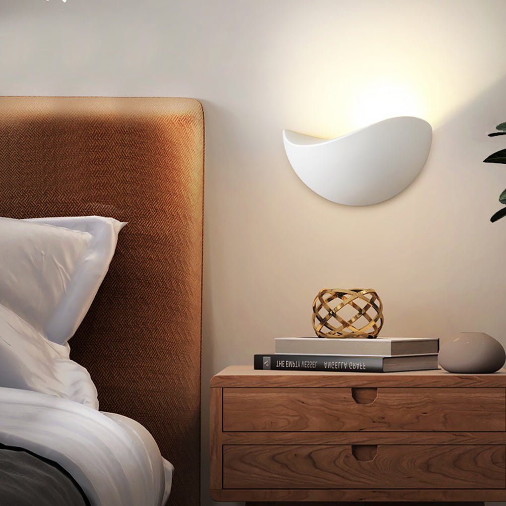 Modern Geometric Glass LED Wall Sconce - Indoor & Outdoor