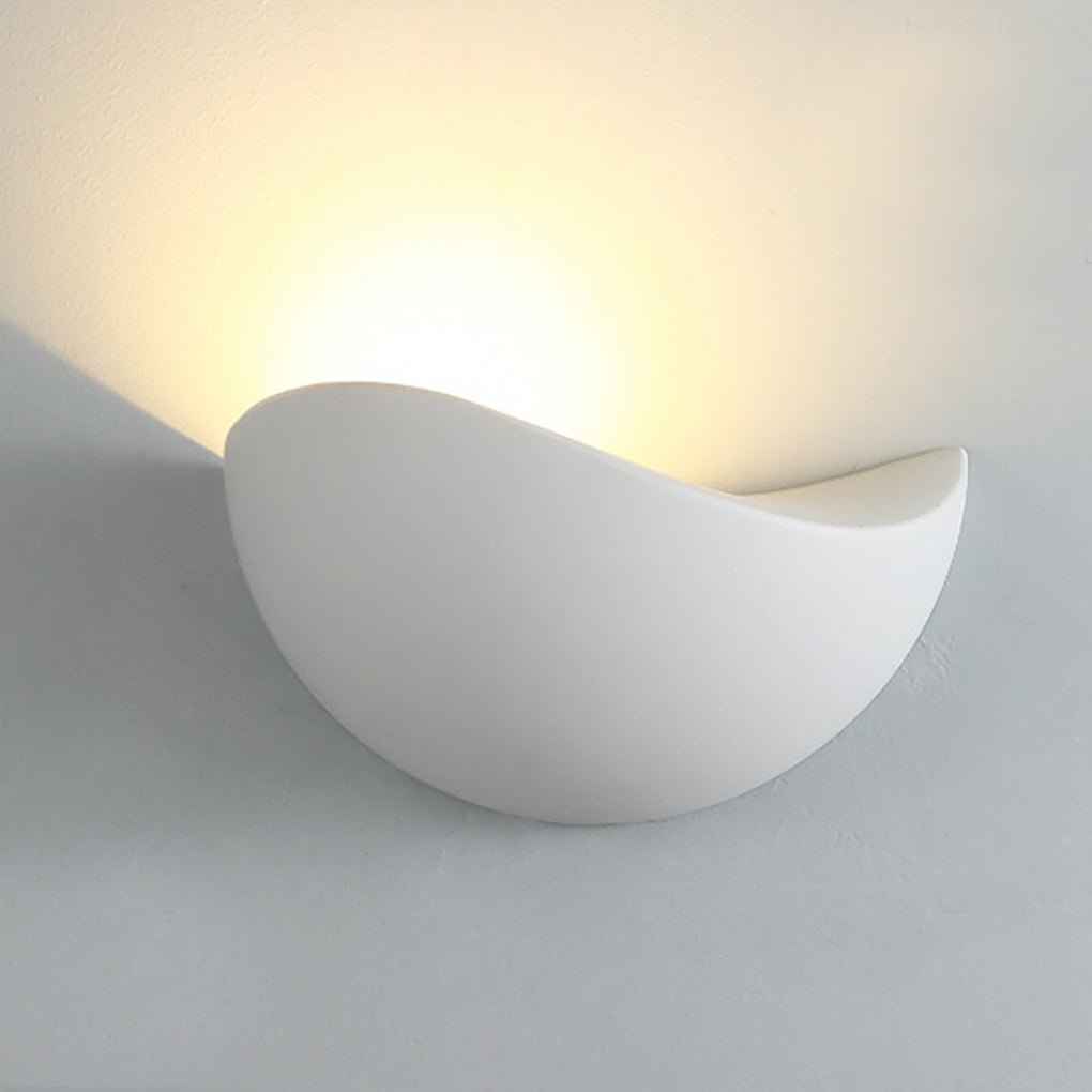 Modern Geometric Glass LED Wall Sconce - Indoor & Outdoor