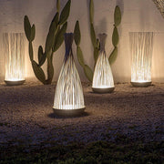Waterproof LED Outdoor Floor Lamp with Artificial Grass Design