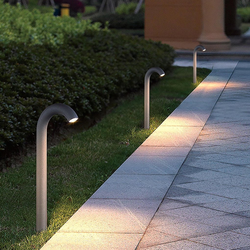 Curved Arch Aluminum LED Outdoor Pathway Light