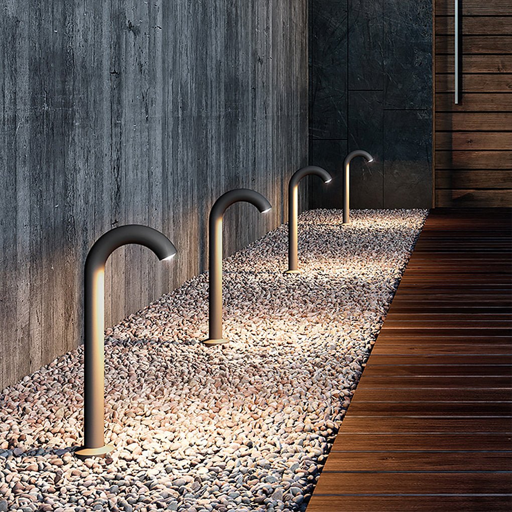 Curved Arch Aluminum LED Outdoor Pathway Light