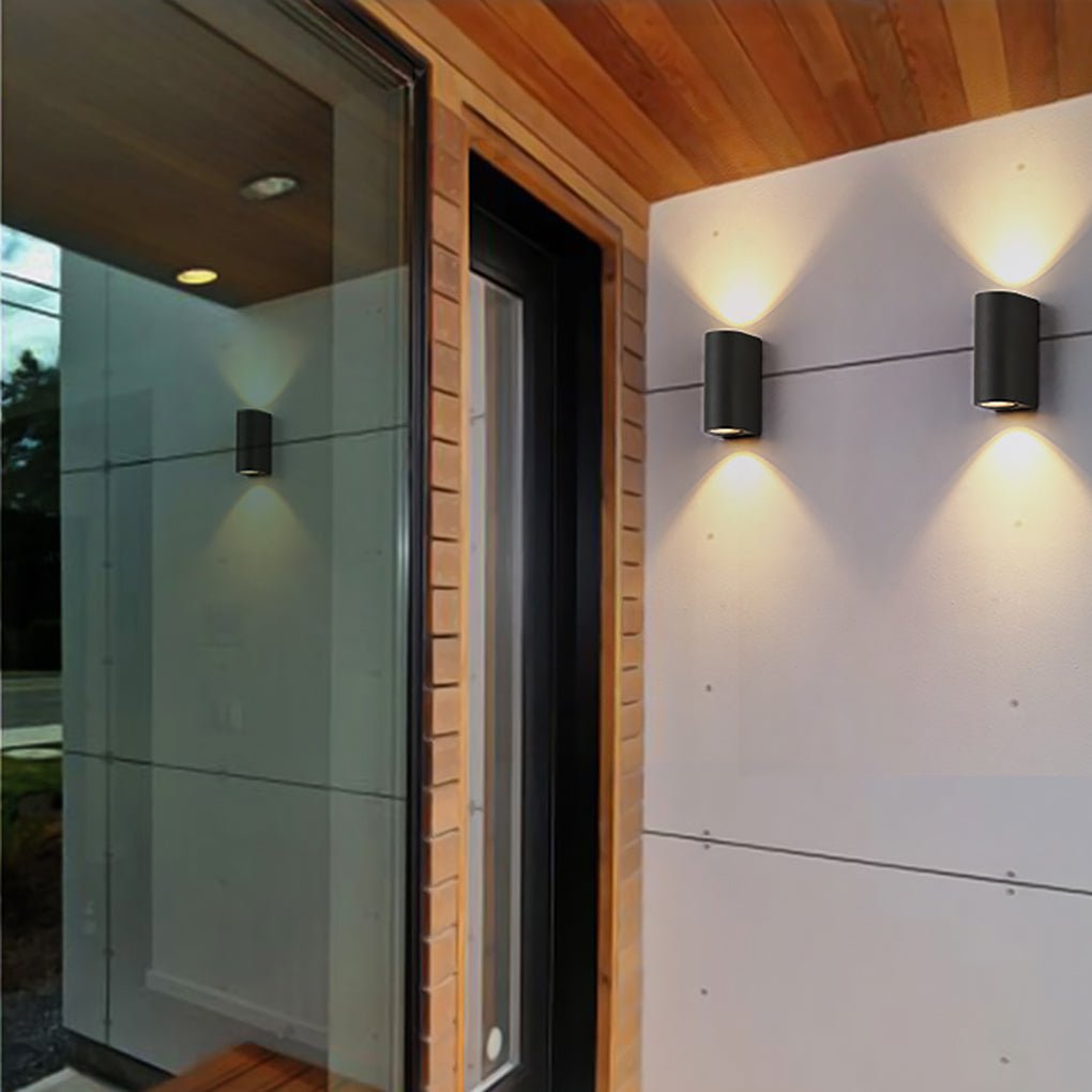 Modern Up Down LED Outdoor Wall Light Waterproof Aluminum