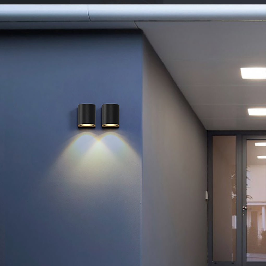 Modern Up Down LED Outdoor Wall Light Waterproof Aluminum