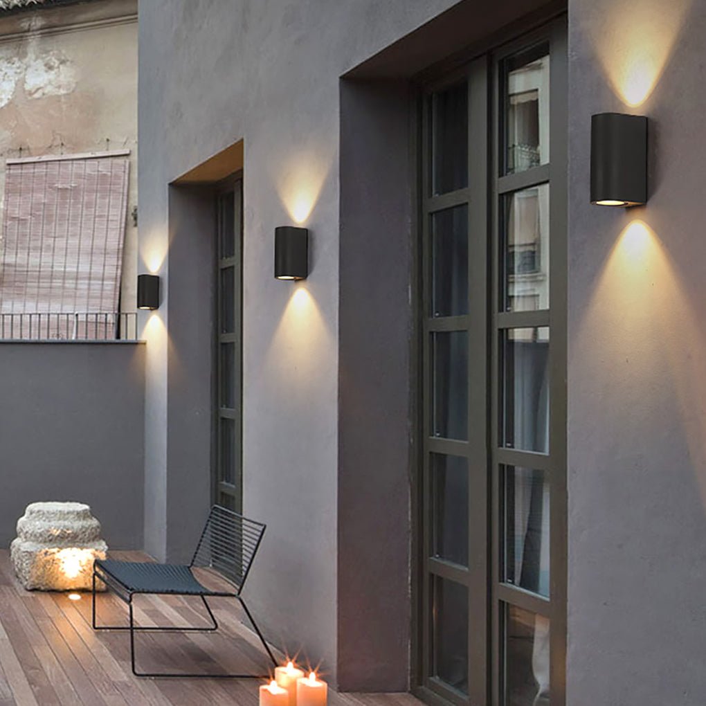 Modern Up Down LED Outdoor Wall Light Waterproof Aluminum