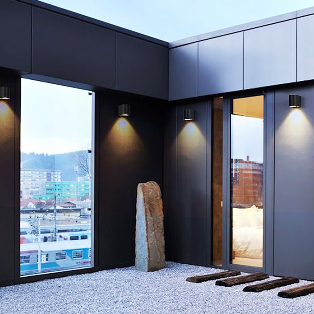 Modern Up Down LED Outdoor Wall Light Waterproof Aluminum