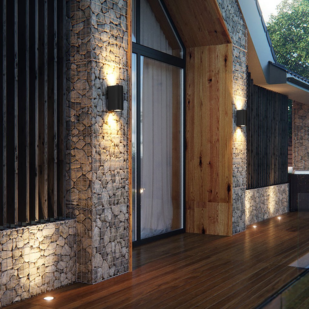 Modern Up Down LED Outdoor Wall Light Waterproof Aluminum