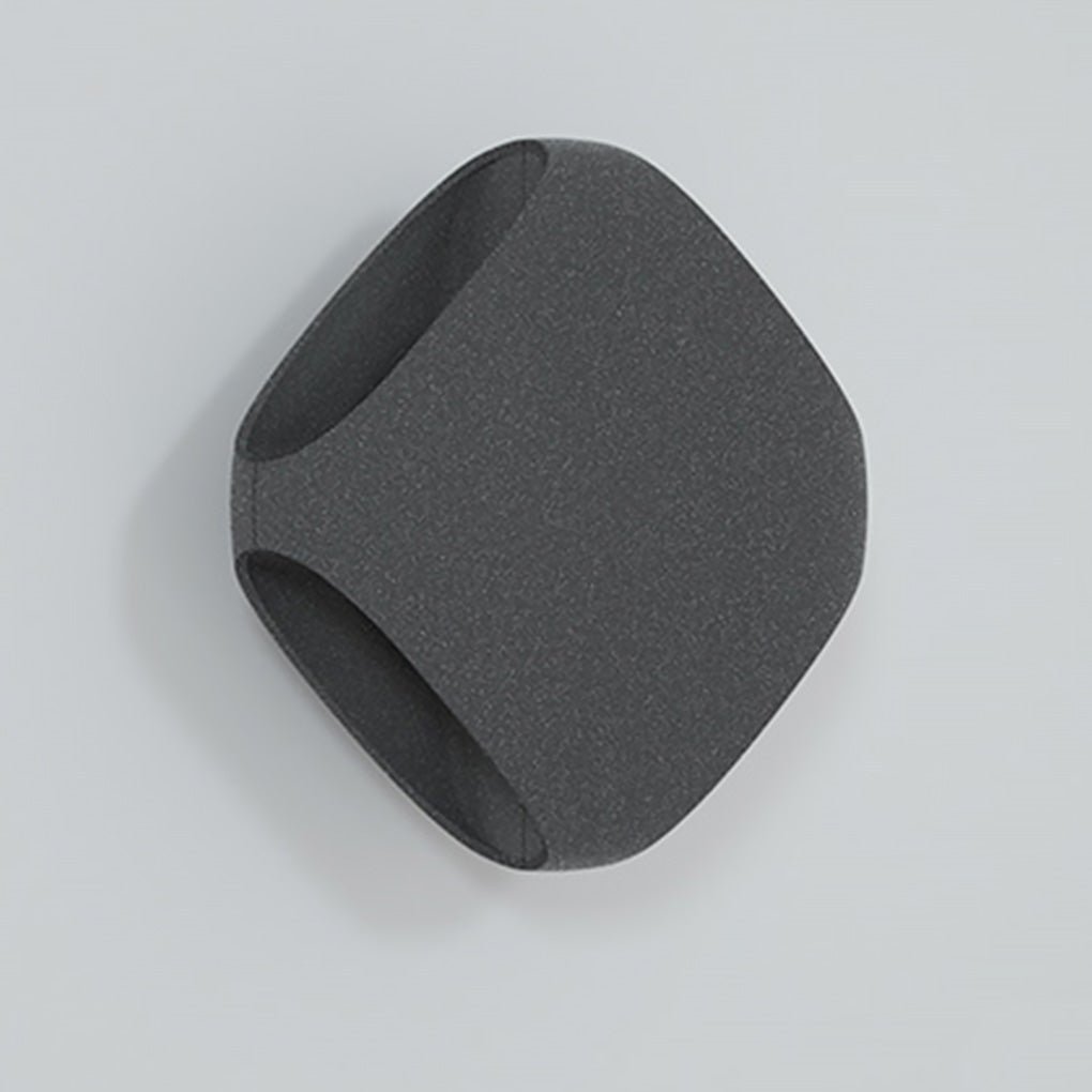 Square LED Waterproof Outdoor Wall Light - Modern Black Aluminum
