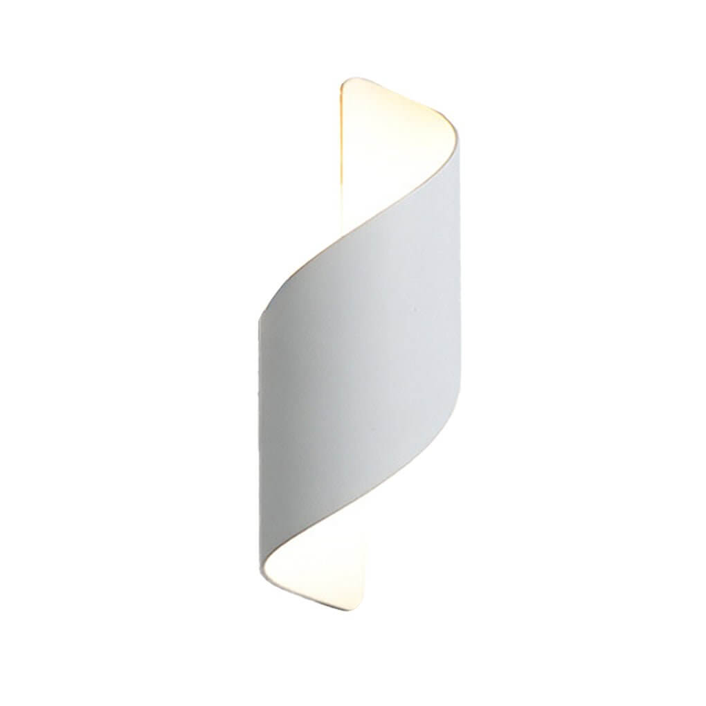 Spiral LED Waterproof Two-Way Wall Light Modern Outdoor Sconce
