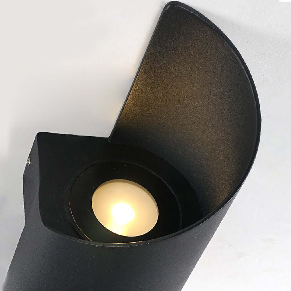 Spiral LED Waterproof Two-Way Wall Light Modern Outdoor Sconce