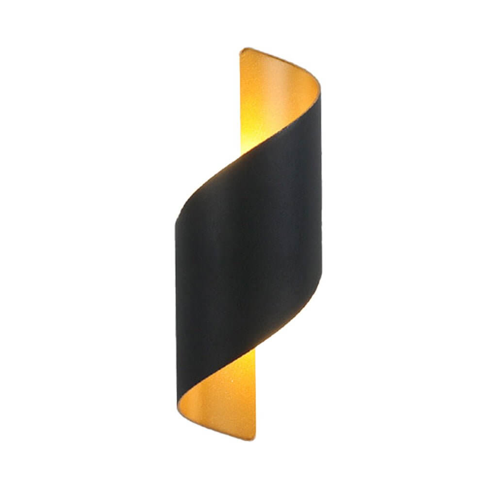 Spiral LED Waterproof Two-Way Wall Light Modern Outdoor Sconce