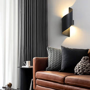 Spiral LED Waterproof Two-Way Wall Light Modern Outdoor Sconce