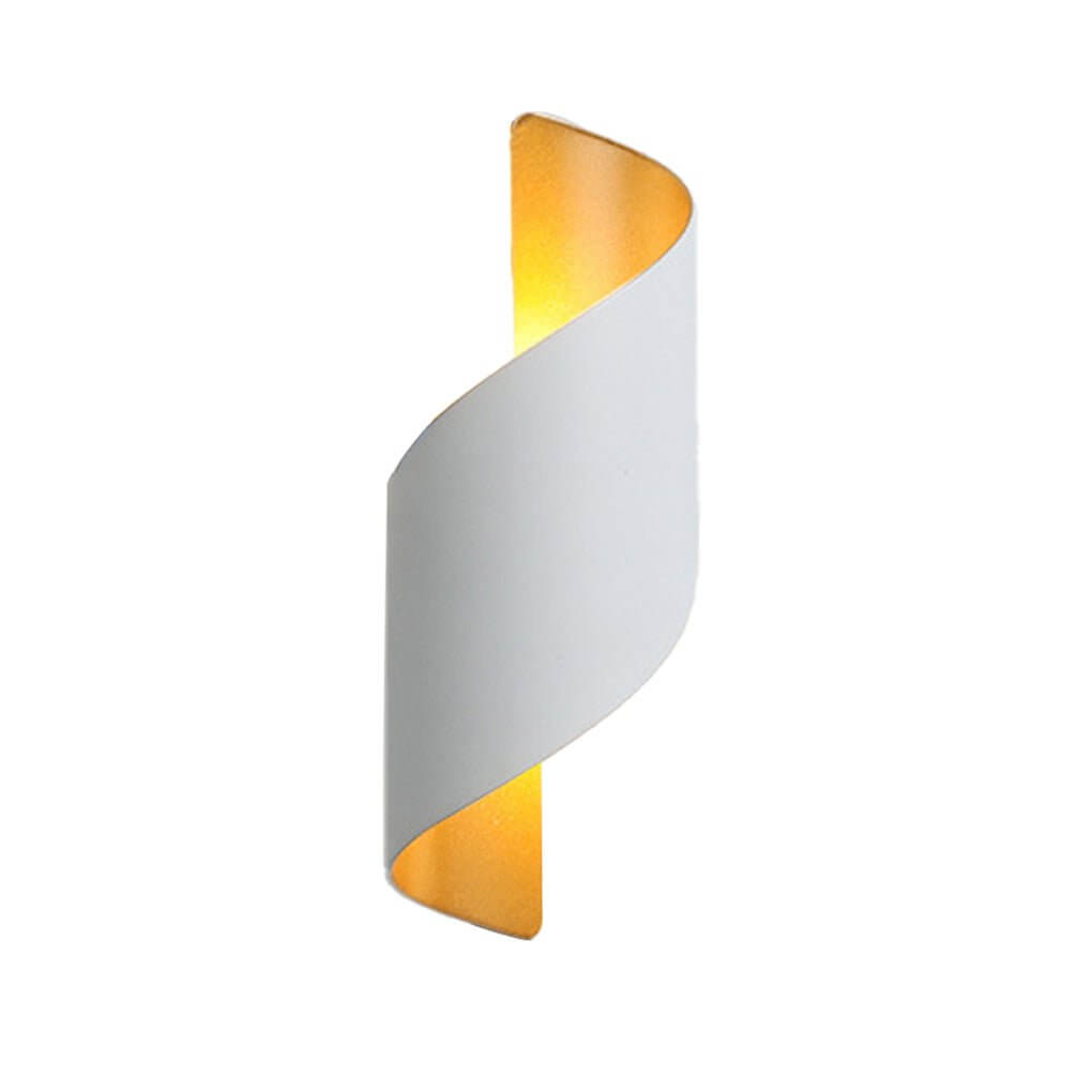Spiral LED Waterproof Two-Way Wall Light Modern Outdoor Sconce