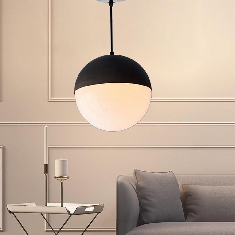 Glass Globe Pendant Light - Modern Nordic Hanging Lamp