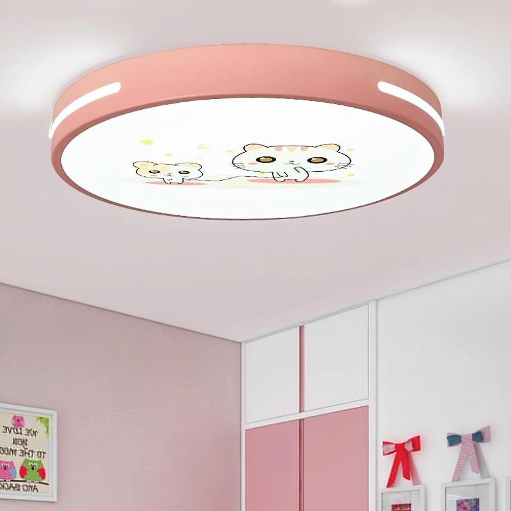 Modern LED Flush Mount Ceiling Light with Playful Patterns