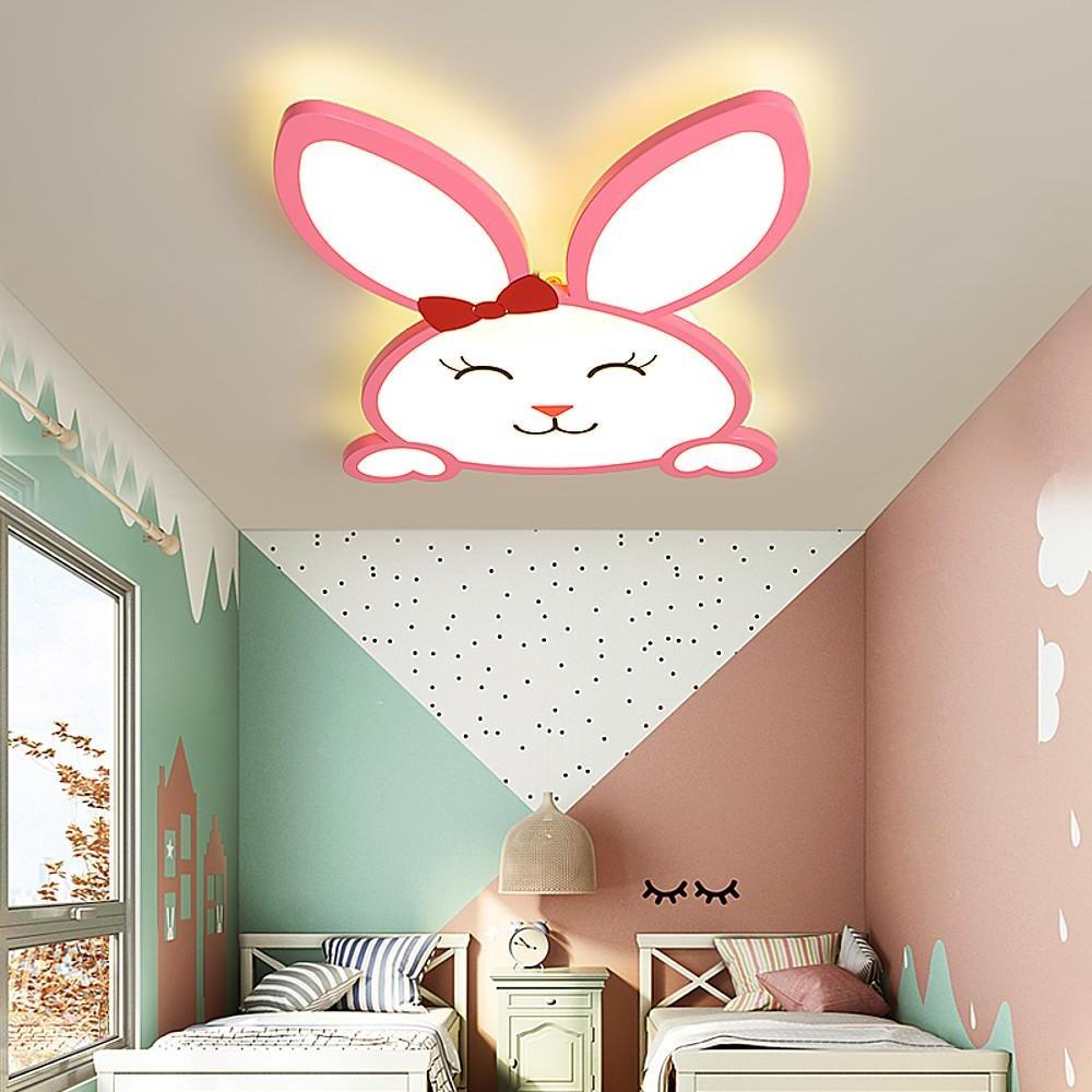 Bunny LED Flush Mount Ceiling Light for Baby Kids Room