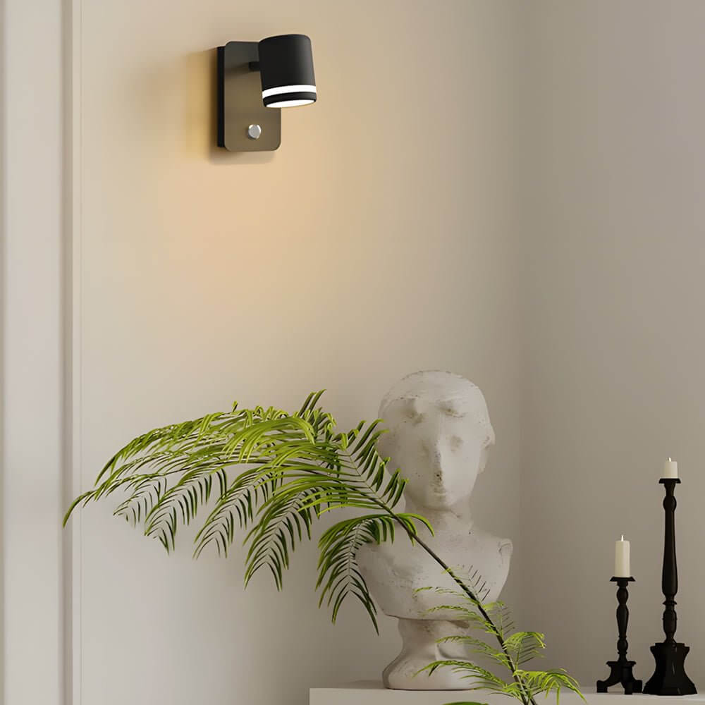 USB Rotatable Magnetic LED Wall Light with Built-in Charging Port