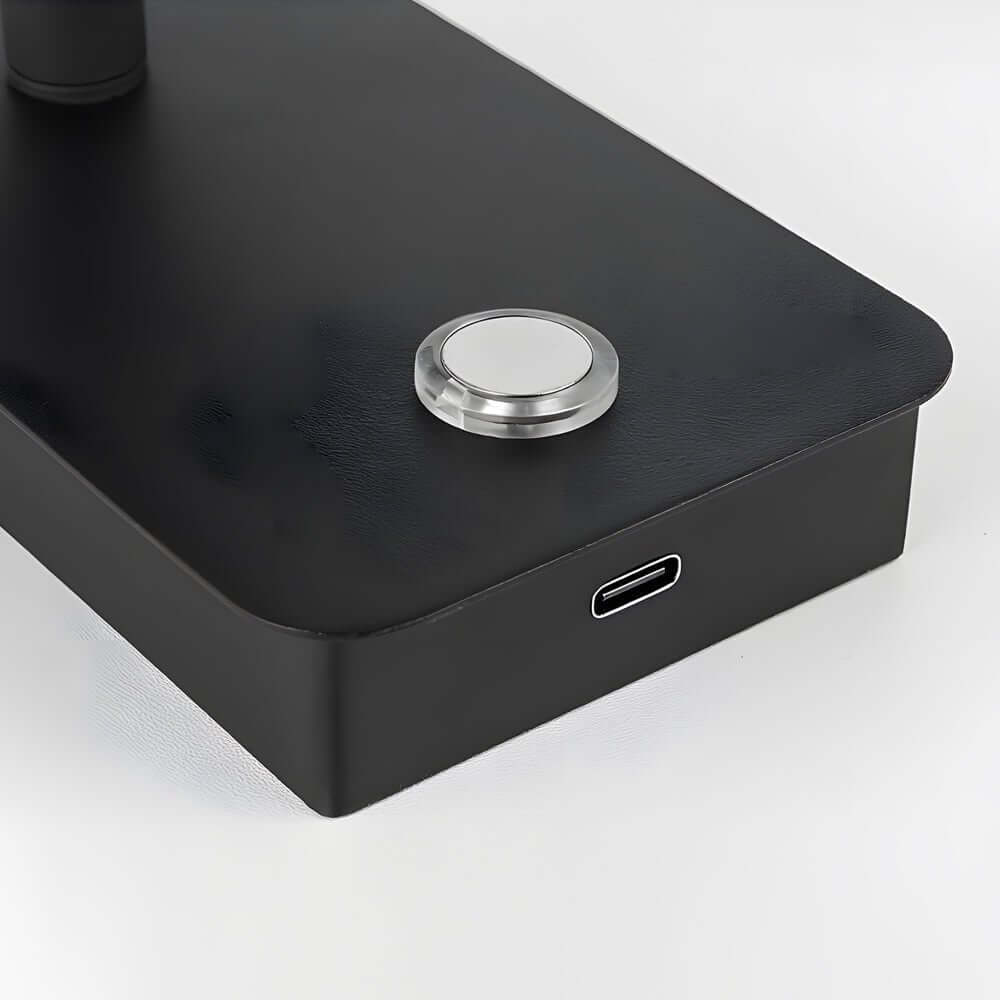 USB Rotatable Magnetic LED Wall Light with Built-in Charging Port