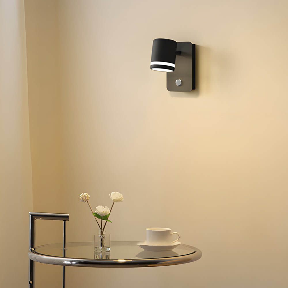 USB Rotatable Magnetic LED Wall Light with Built-in Charging Port