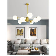 Globe Cluster Pendant Light | Metal & Glass LED Ceiling Fixture