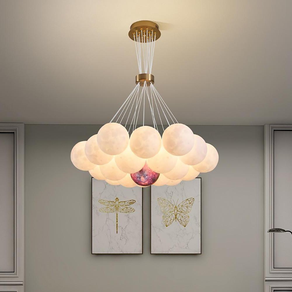 Modern Cluster Globe Pendant Light with Glass Shades