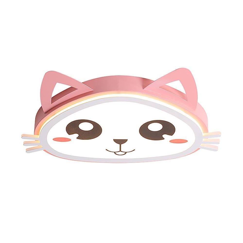 Kitten Flush Mount LED Ceiling Light for Kids & Baby Rooms