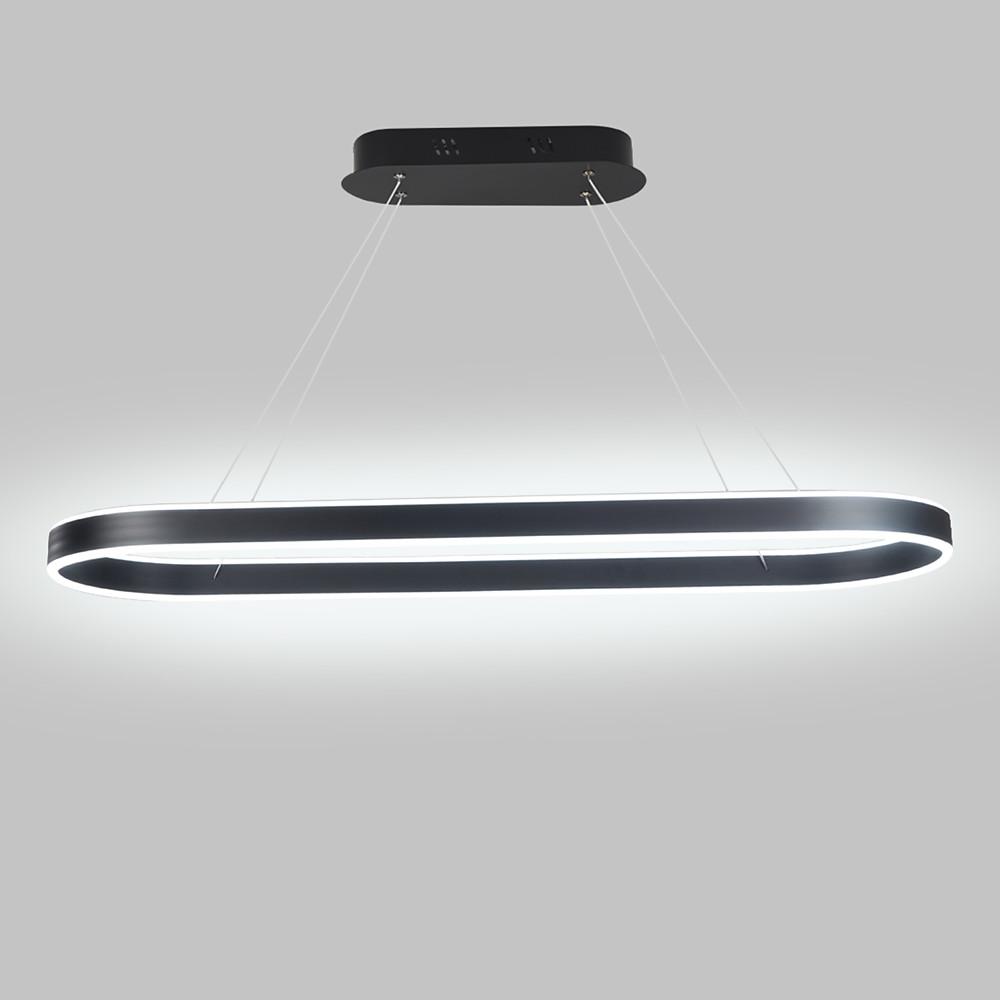 Modern LED Dimmable Pendant Light – Rounded Rectangle Design
