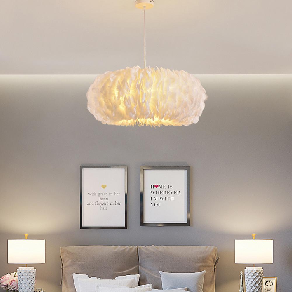Nordic Feather Pendant Light - Artistic Ambient Ceiling Fixture