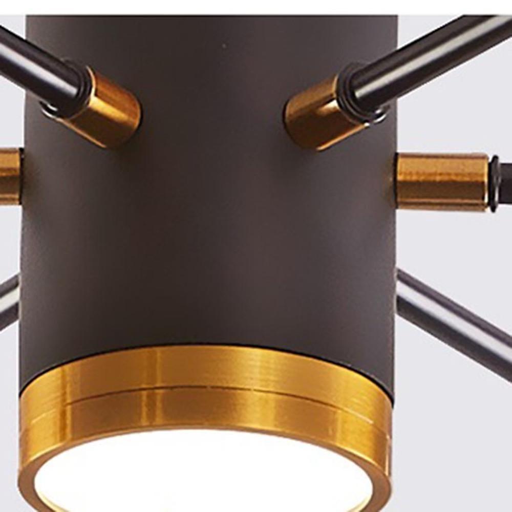 Modern Globe Flush Mount Ceiling Light – Metal & Glass LED Fixture