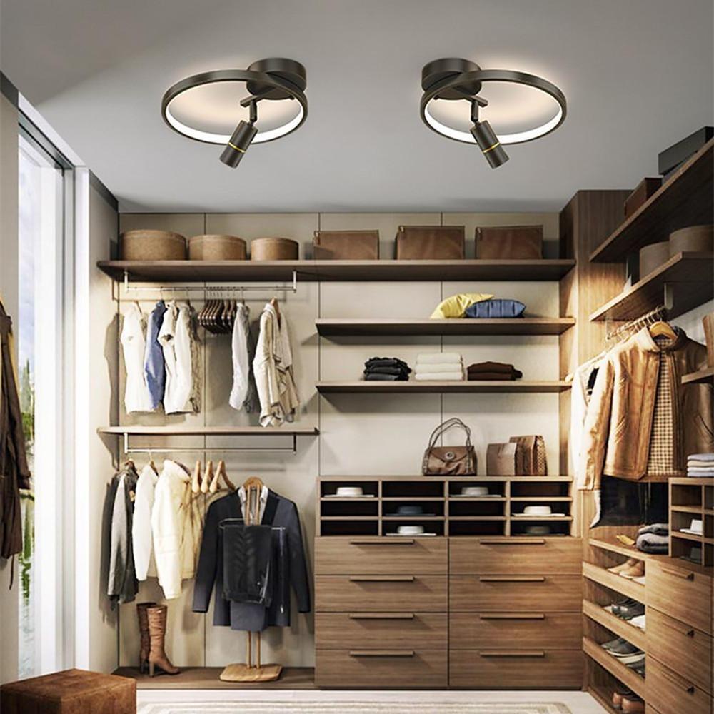 LED Circle Flush Mount Ceiling Light – Dimmable Modern Spotlight