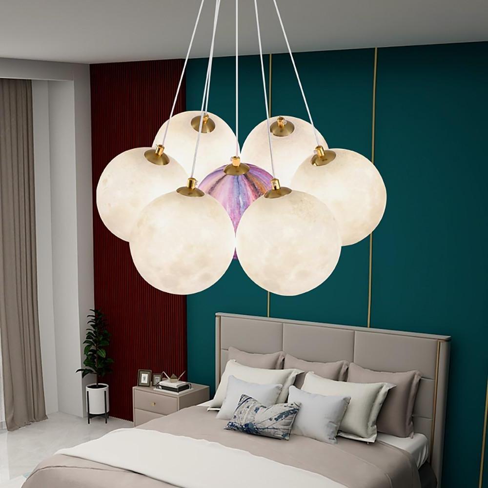 Modern Cluster Globe Pendant Light with Glass Shades