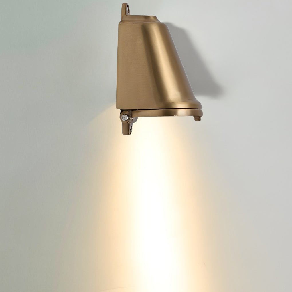 Industrial Bell Wall Sconce - Outdoor LED Light Fixture