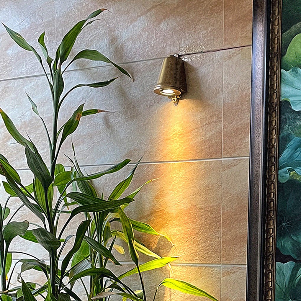 Industrial Bell Wall Sconce - Outdoor LED Light Fixture