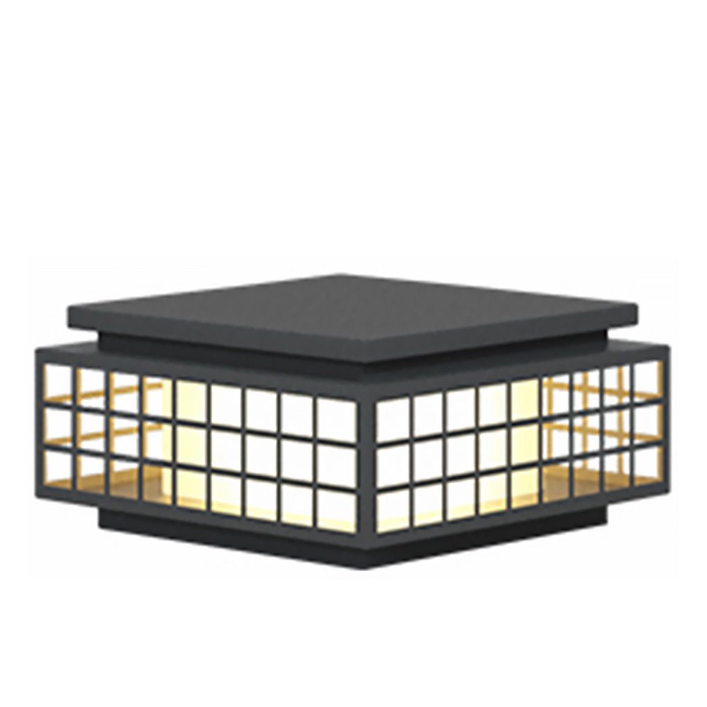 Solar LED Garden Lamp - Vintage Hollowed Pattern Weatherproof Design